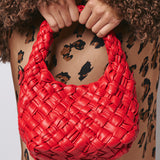 Falorni Mini Woven Leather Bag F3218