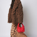 Falorni Mini Woven Leather Bag F3218