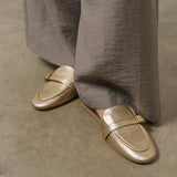 Marsell Distesa Gold Leather Mule