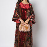 Pierre-Louis Mascia Red Velvet Dress Kanpur 12619 516527