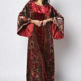 Pierre-Louis Mascia Red Velvet Dress Kanpur 12619 516527