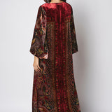 Pierre-Louis Mascia Red Velvet Dress Kanpur 12619 516527