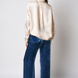 Pierre-Louis Mascia Trousers Kanpur Velour Denim Effect 12699