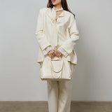 Marsell Schiacciata White Leather Pumps