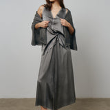 Avant Toi Grey Silk Top V00210