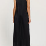 Pink Memories V-Neck Slip Dress With Slit and Lace