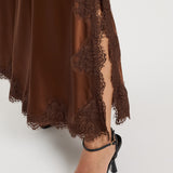 Pink Memories Dress With Slits and Lace