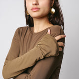 Uma Wang Olive/Brown Ti Top UW1034