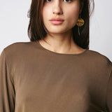 Uma Wang Olive/Brown Ti Top UW1034