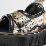 Rocco P Python Sandals