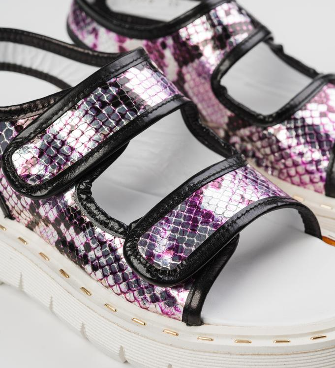 Rocco P Python Sandals