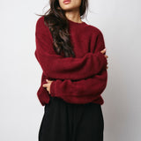 Uma Wang Red Knit Sweater UK7162
