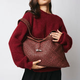 Massimo Palomba Bag Elena Wood Handwoven Calf Leather
