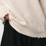 Uma Wang Beige High Neck Top UK7134