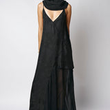 Isabel Benenato Black Dress DW51F24