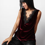 Pink Memories Wide Shoulder Top With Lace 11937/T