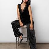 Pink Memories Wide Shoulder Top With Lace 11937/T