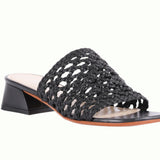 Antonio Barbato Carpetto Nero Mid-heel open-toe mules