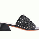 Antonio Barbato Carpetto Nero Mid-heel open-toe mules