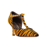 Antonio Barbato T-Strap Heels Pony Zebra