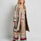 Pierre-Louis Mascia Long Silk Jacket