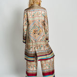 Pierre-Louis Mascia Long Silk Jacket