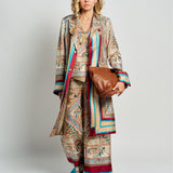 Pierre-Louis Mascia Long Silk Jacket