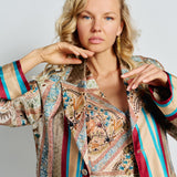 Pierre-Louis Mascia Long Silk Jacket