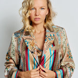 Pierre-Louis Mascia Long Silk Jacket