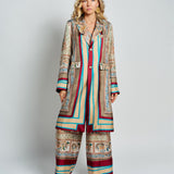 Pierre-Louis Mascia Long Silk Jacket