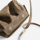 Themoire Afrodite Suede Bag