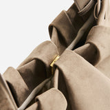 Themoire Athena Suede Bag