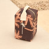 Manebi Canvas Large Beauty Cocoa and Orange Rust Maxi B 6.8 LB