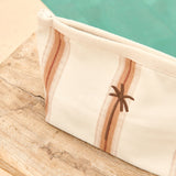 Manebi Canvas Tented Cocoa Beige Mulristripes B 7.3 AV