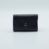 Jerome Dreyfuss Small Black Button Wallet 44HELMPMBU
