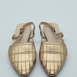 Pantanetti Back Sling Mules Shiny Cipria