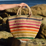 Manebi Raffia Summer Bag Rainbow V 2.0 AD