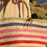 Manebi Raffia Summer Bag Rainbow V 2.0 AD