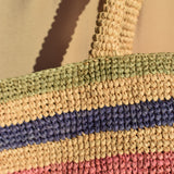 Manebi Raffia Summer Bag Rainbow V 2.0 AD