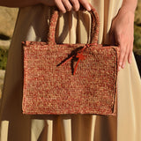 Manebi Raffia Sunset Bag Small V 8.6 AA
