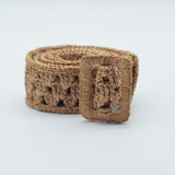 Manebi Natural Raffia Belt Tan V 2.2 CN
