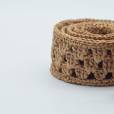 Manebi Natural Raffia Belt Tan V 2.2 CN