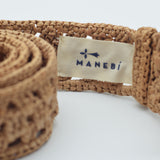 Manebi Natural Raffia Belt Tan V 2.2 CN
