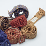 Manebi Natural Raffia Belt Tan V 2.2 CN