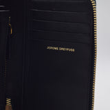 Jerome Dreyfuss Medium Green Taurillon Zip Wallet 44JULTA