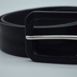 Post&Co Belt Black thin 10136