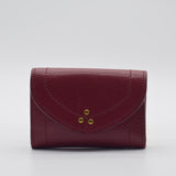 Jerome Dreyfuss Small Red Buttoned Wallet 44HELMPMCH