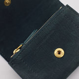 Jerome Dreyfuss Green Taurillon Button Wallet 44HELMPMTA