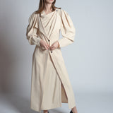 Erika Cavallini Cream Buttoned dress