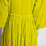 Vineetrahul Lime velvet dress